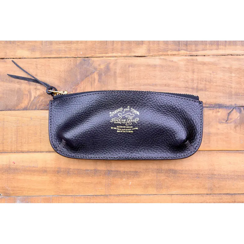 The Superior Labor Toscana Leather - Pen Case - Black