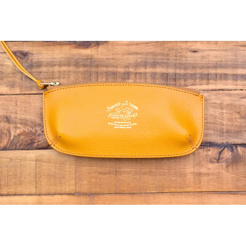 The Superior Labor Toscana Leather - Pen Case - Yellow