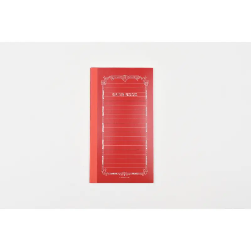 Kitera x Tsubame Notebook - Ruled - B6 Slim - Red