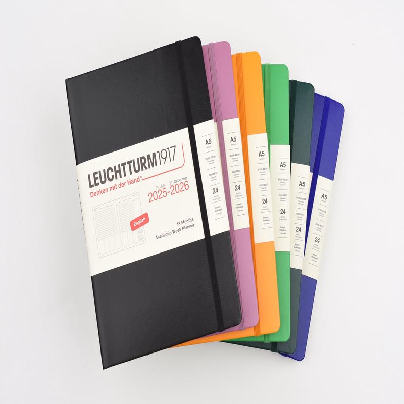 Leuchtturm1917 Academic Week Planner 2025 & 2026 - 18 Months