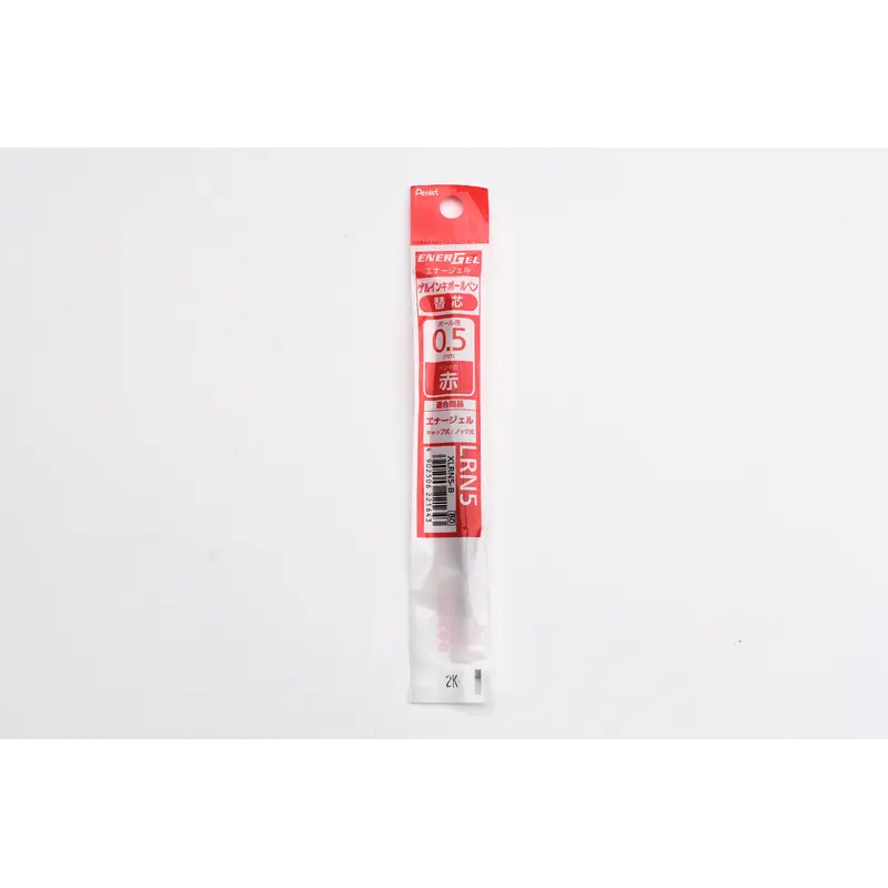 Pentel Energel LRN5-B Needle Tip Roller Pen Refill - 0.5 mm - Red