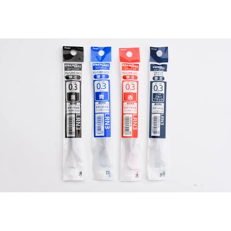 Pentel Energel XLRN3 Needle Tip 0.3mm Refills