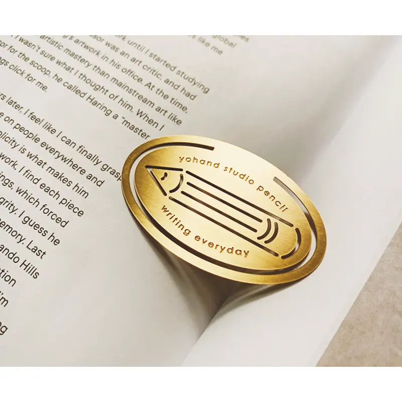 Yohand Studio Brass Bookmark - Pencil