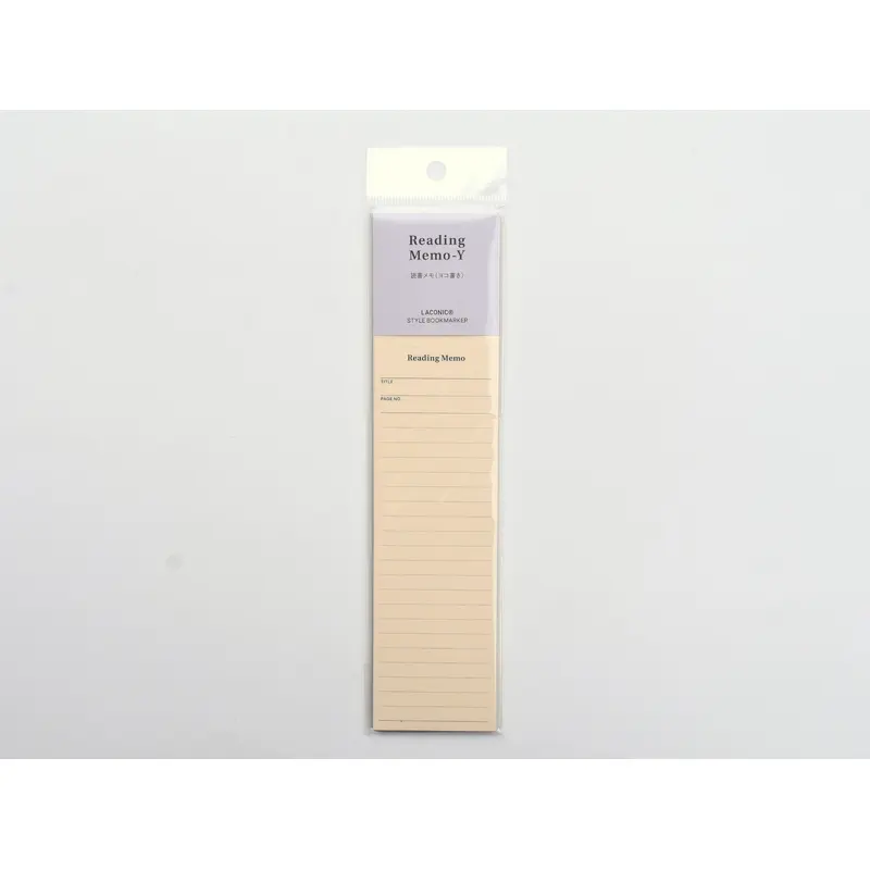 Laconic Style Bookmarker - Reading Memo - Horizontal