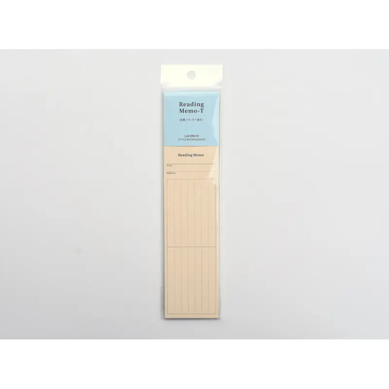 Laconic Style Bookmarker - Reading Memo - Vertical
