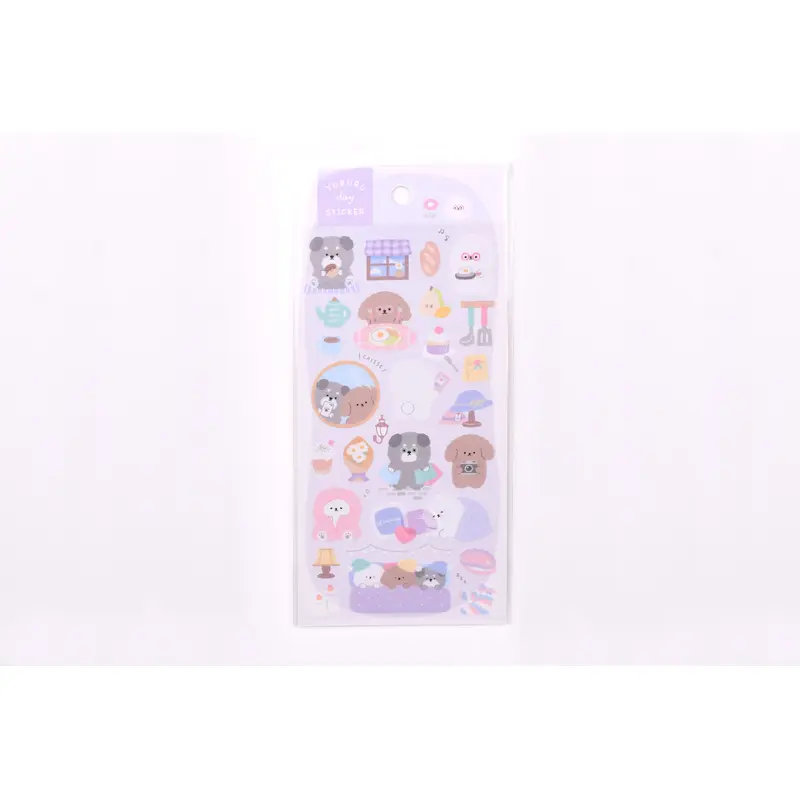 Yururu Day Sticker - Fluffy Inu
