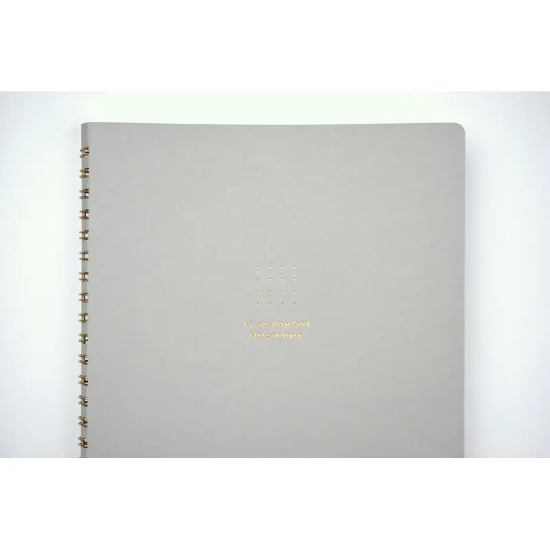 MD Ring Notebook Soft Color - A5 - Dot Grid - Grey