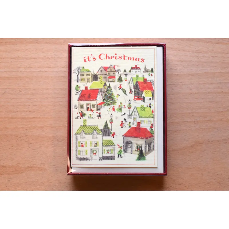 Christmas Village Boxed Notes