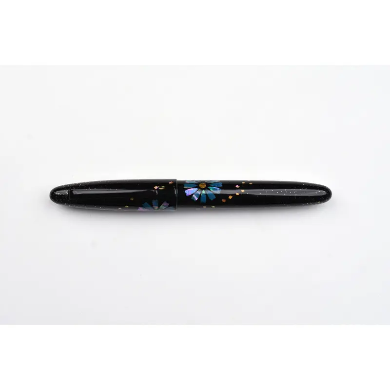 Taccia Miyabi Bon-Bori Fountain Pen - Blue Daisies - Limited Edition