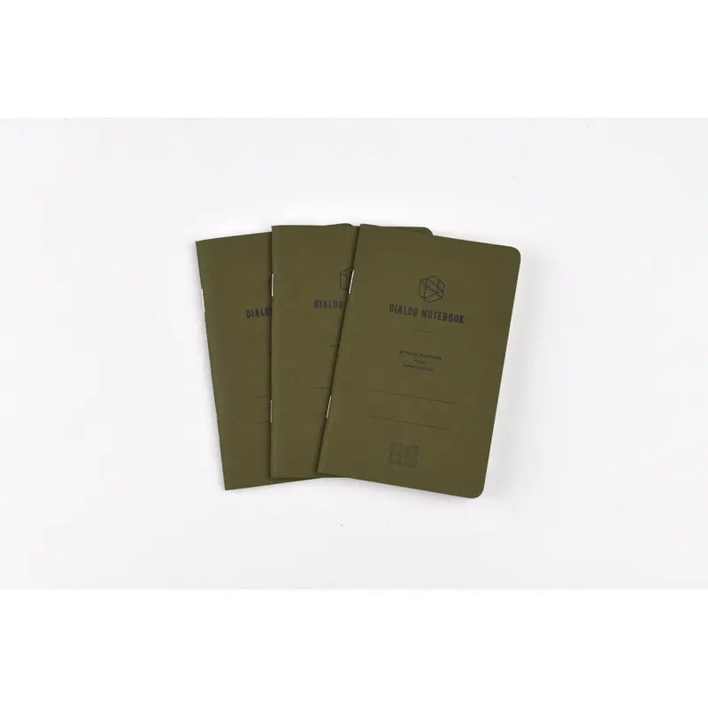 DIALOG NOTEBOOK - Plain - Pack of 3