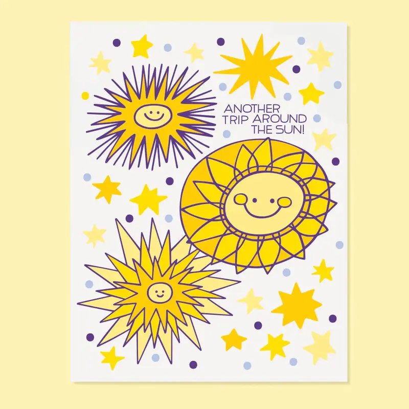 Around the Sun Card