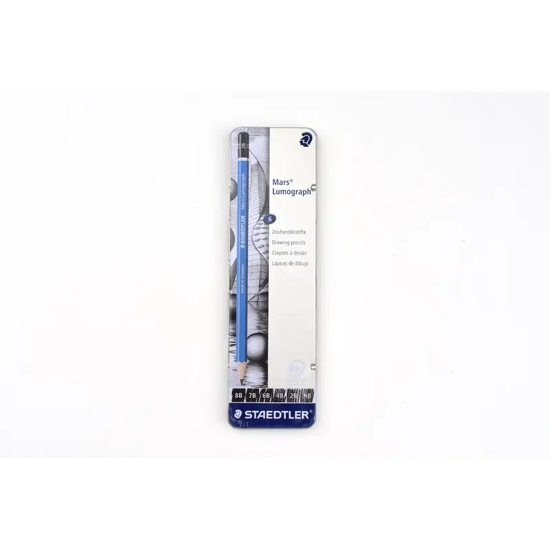 Staedtler Mars Lumograph 100 - Drawing Pencil - Set of 6