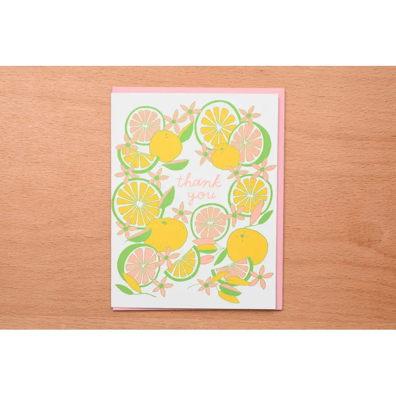 Thank You Citrus Card Set