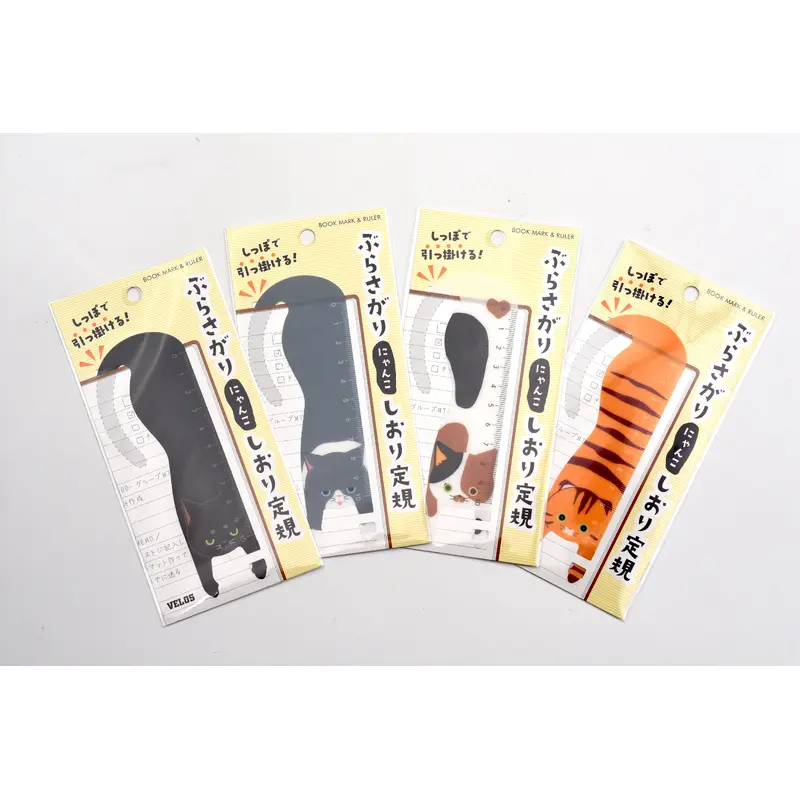 Velos Hanging Cat Bookmark & Ruler