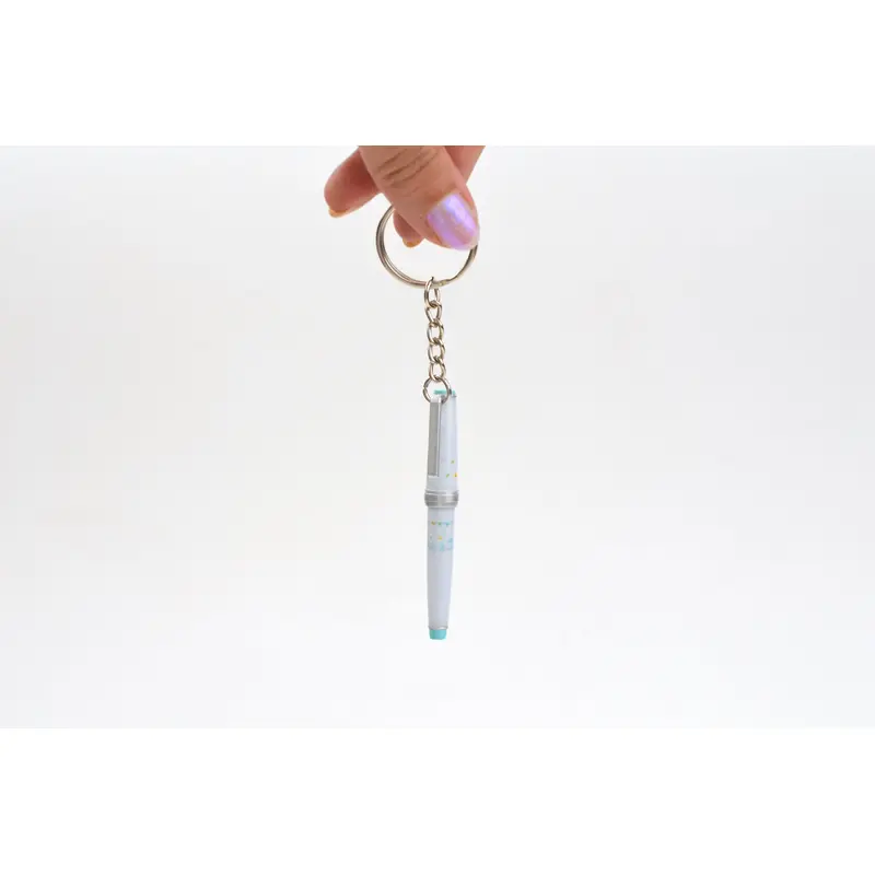 Yoseka Mini Fountain Pen Keychain - Stationery Fest 2024 - Confetti