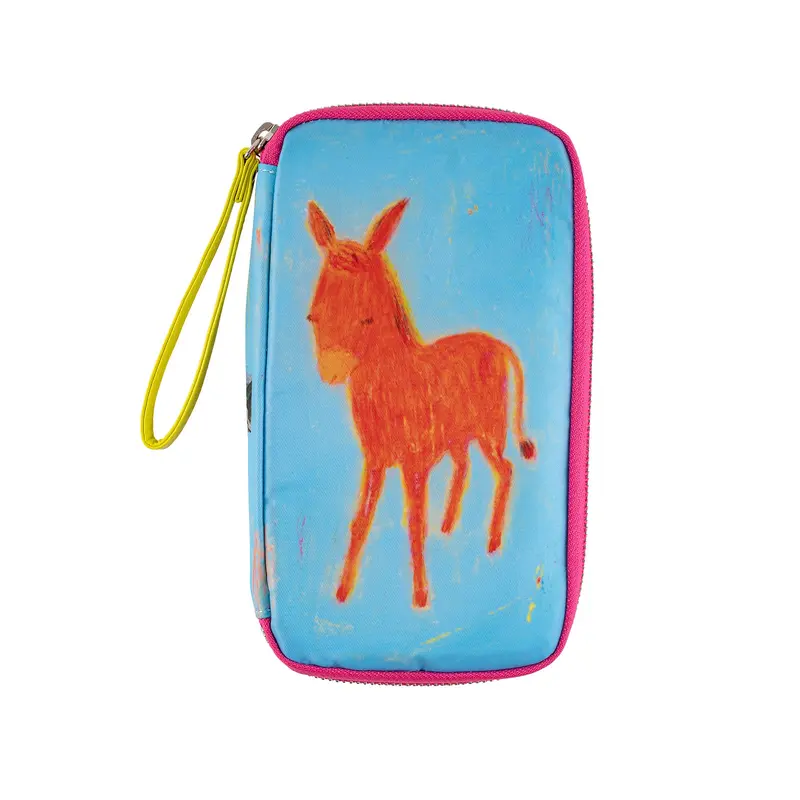 Hobonichi Small Drawer Pouch - Ryoji Arai: Ill listen to you anytime, says the donkey.