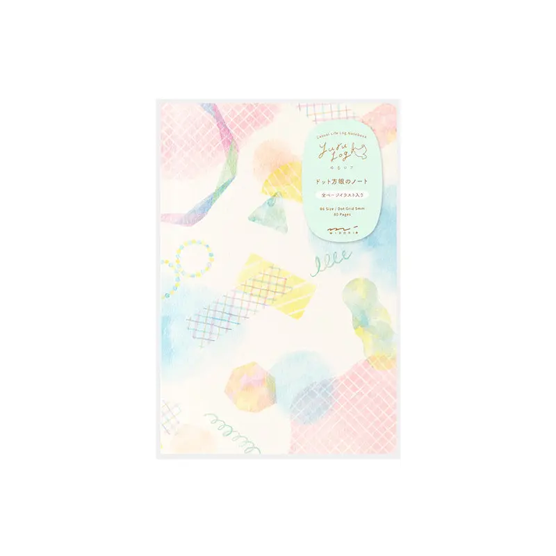 Yuru Log Notebook - Watercolor - B6
