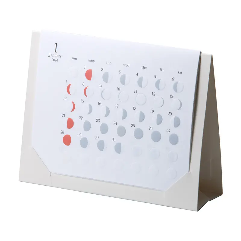 Replug 2025 Mini Moon Desk Calendar