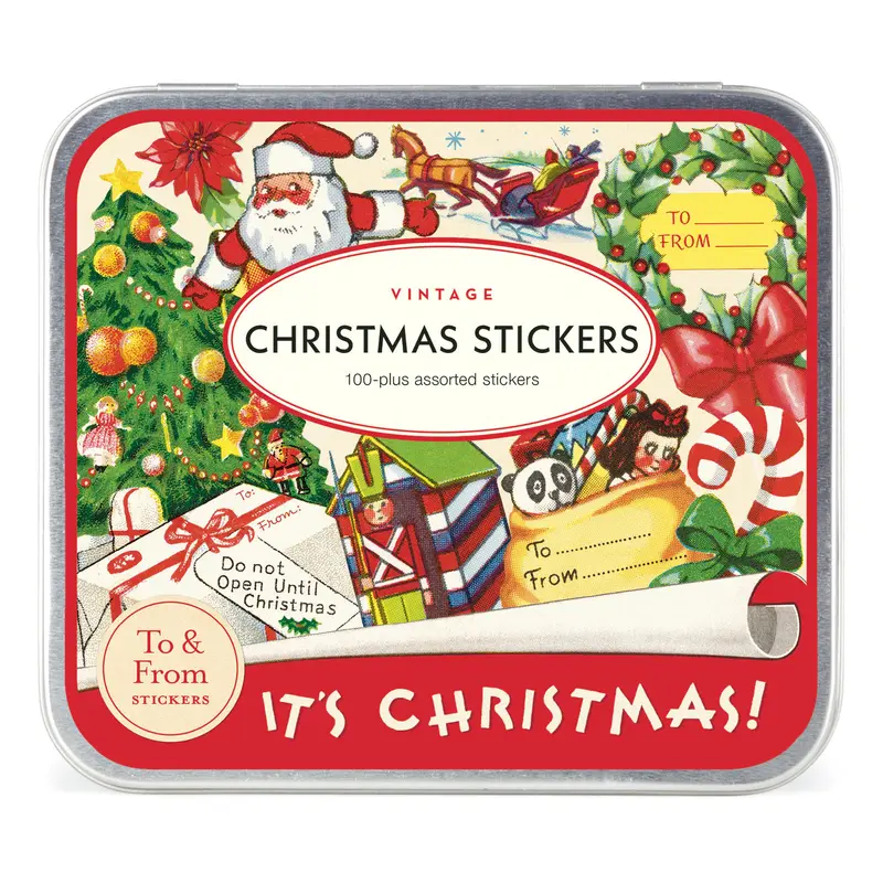 Cavallini - Vintage Stickers - Christmas
