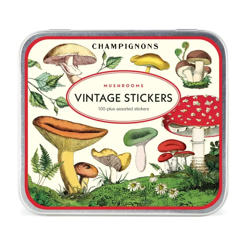 Cavallini - Vintage Stickers - Mushrooms