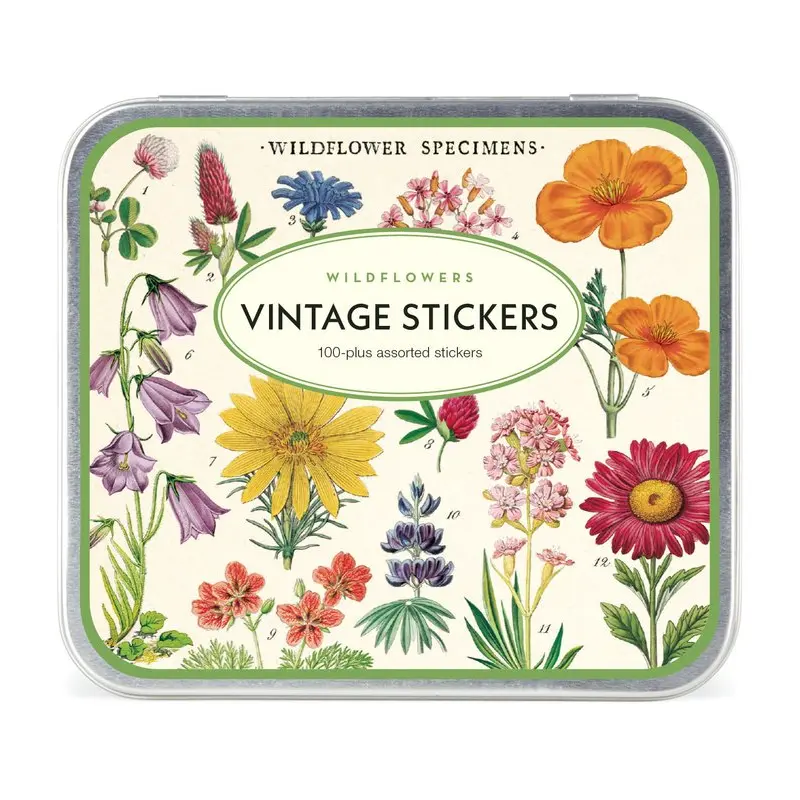 Cavallini - Vintage Stickers - Wildflowers