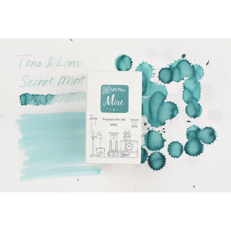 Tono & Lims Ink Bottle - Friendship - Secret* Mint - 30ml