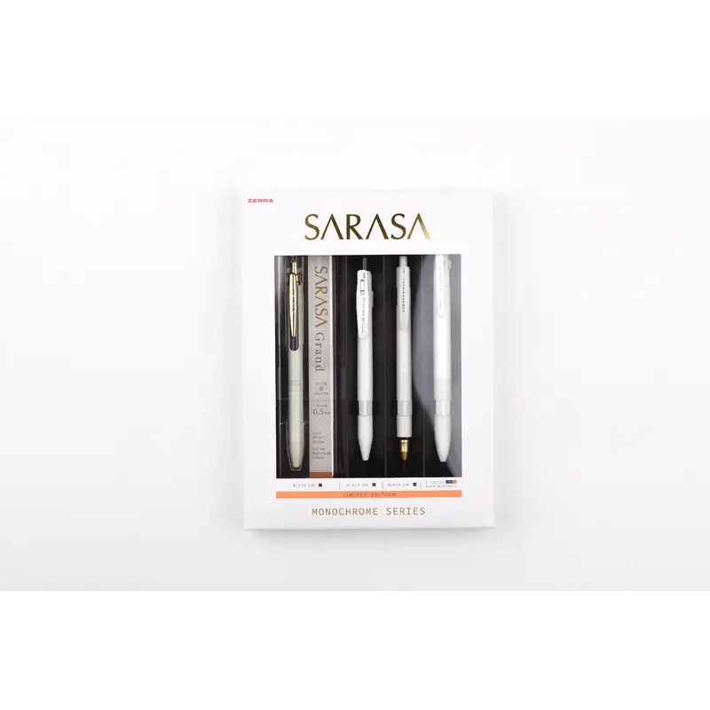 Zebra SARASA - Monochrome Series - White Set - Limited Edition