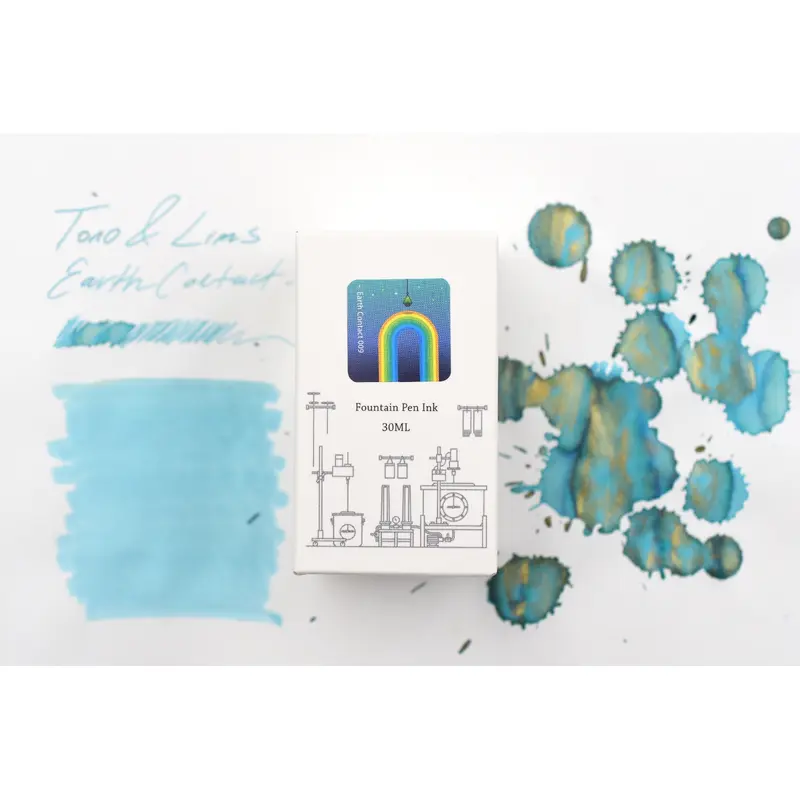 Tono & Lims Ink Bottle - Earth Contact - 009 Labradorite - 30ml