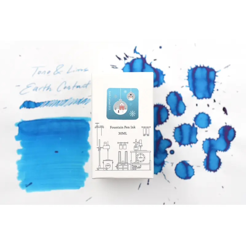 Tono & Lims Ink Bottle - Earth Contact - 015 Turquoise - 30ml