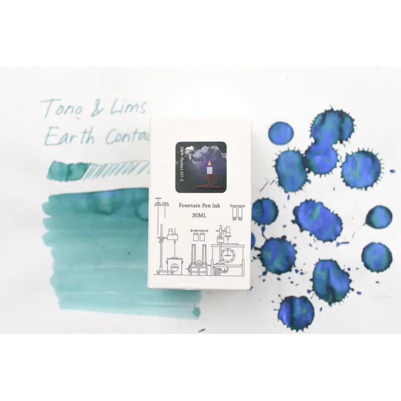 Tono & Lims Ink Bottle - Earth Contact - 021-2 Alexandrite 2 - 30ml