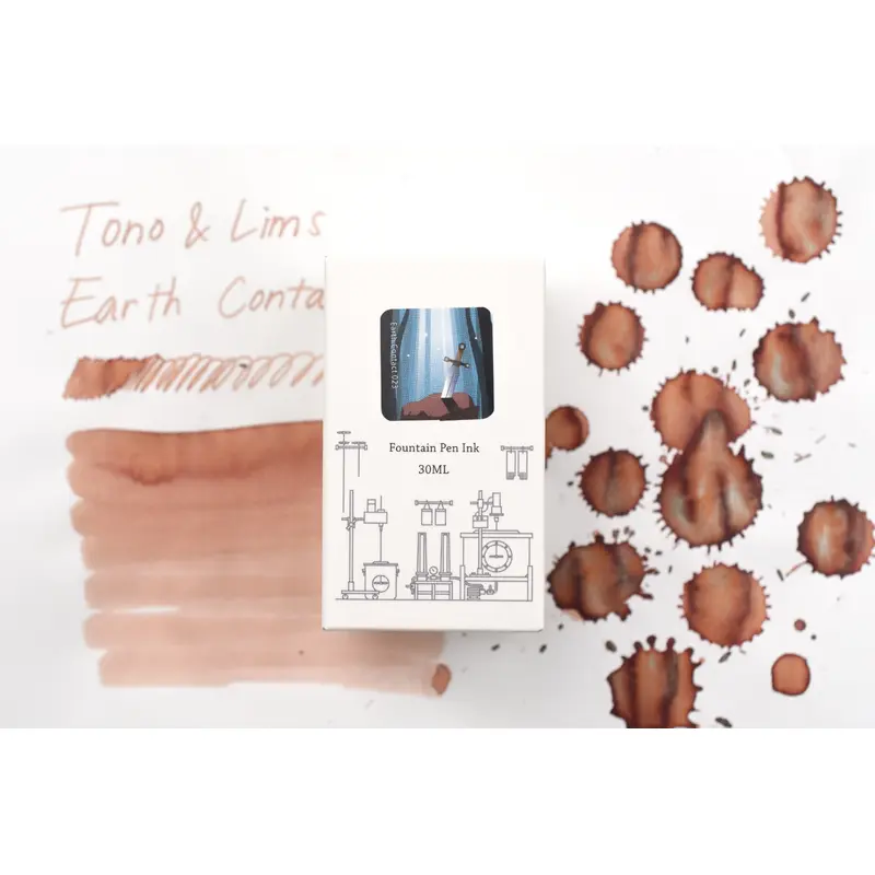 Tono & Lims Ink Bottle - Earth Contact - 023 Chiastolite - 30ml