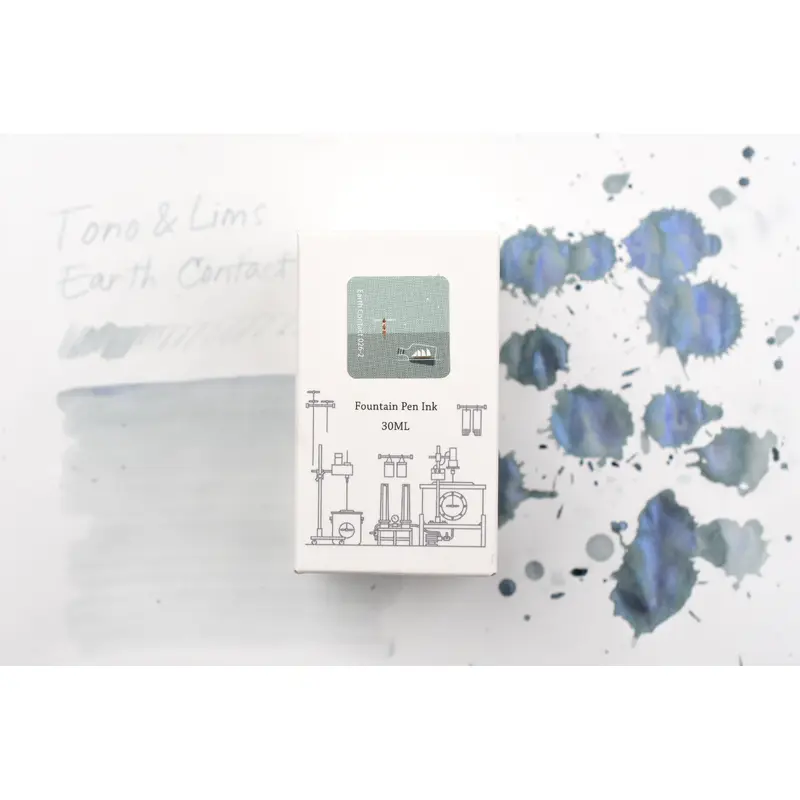 Tono & Lims Ink Bottle - Earth Contact - 026-2 Fluorite Marine - 30ml