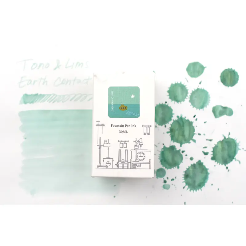 Tono & Lims Ink Bottle - Earth Contact - 026-3 Fluorite Mint- 30ml