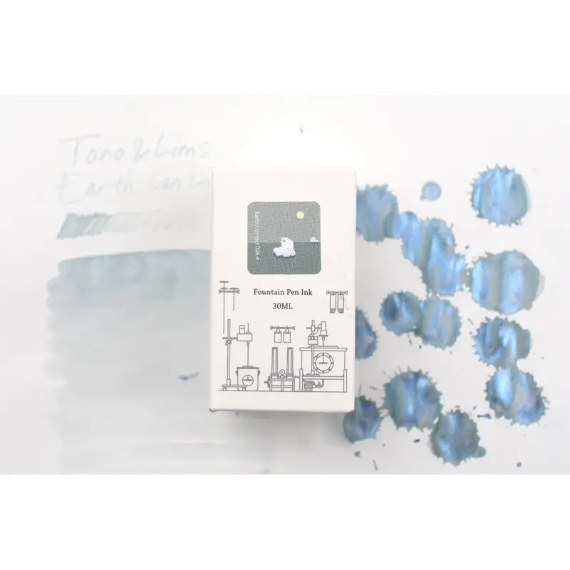 Tono & Lims Ink Bottle - Earth Contact - 026-4 Fluorite Snow - 30ml