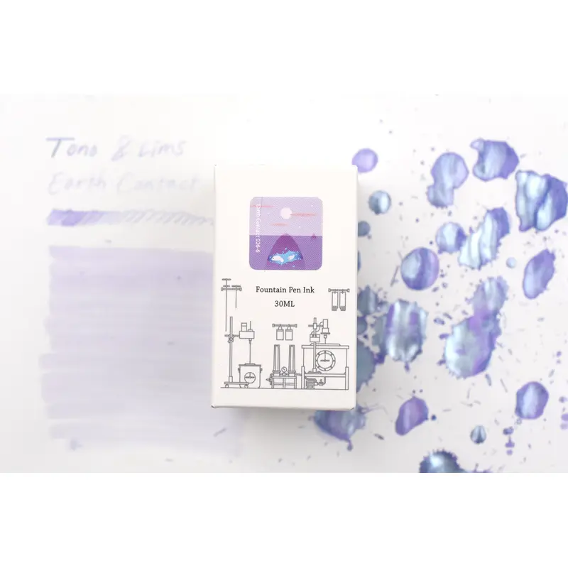 Tono & Lims Ink Bottle - Earth Contact - 026-6 Fluorite Crystal - 30ml
