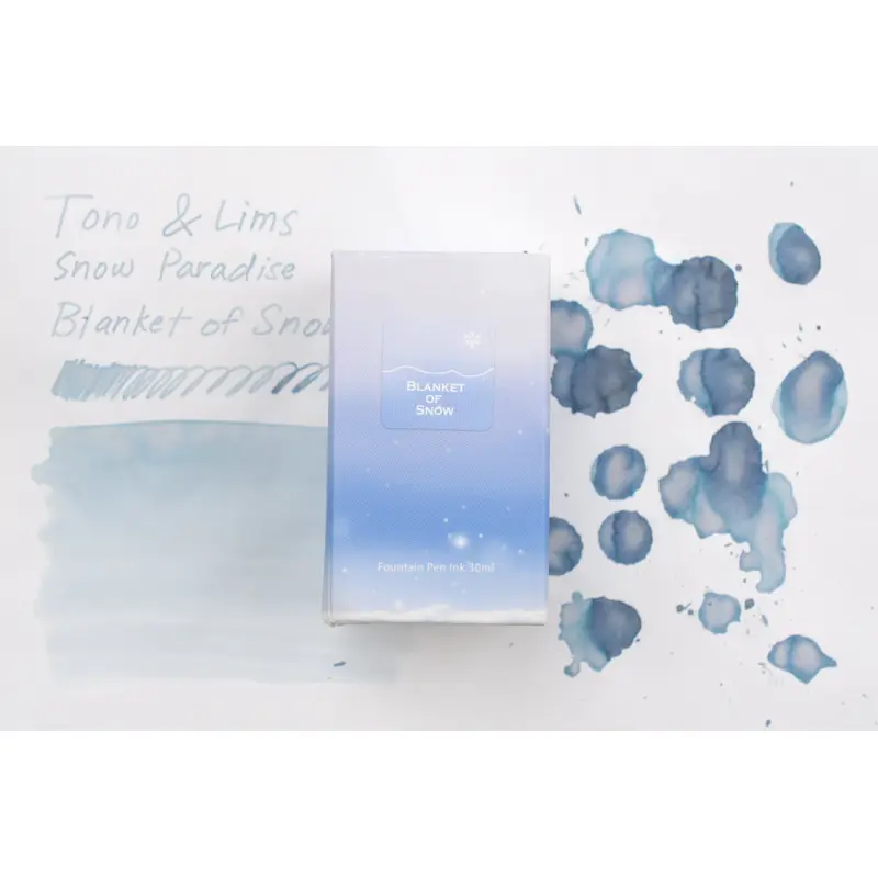 Tono & Lims Ink Bottle - Snow Paradise - Blanket of Snow - 30ml