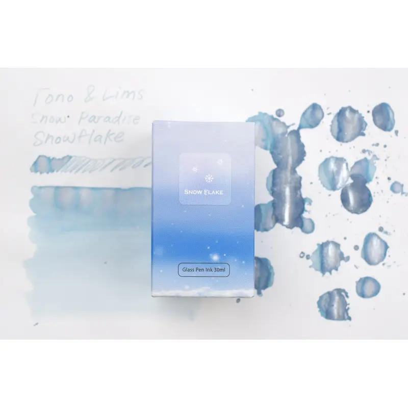 Tono & Lims Ink Bottle - Snow Paradise - Snow Flake - 30ml