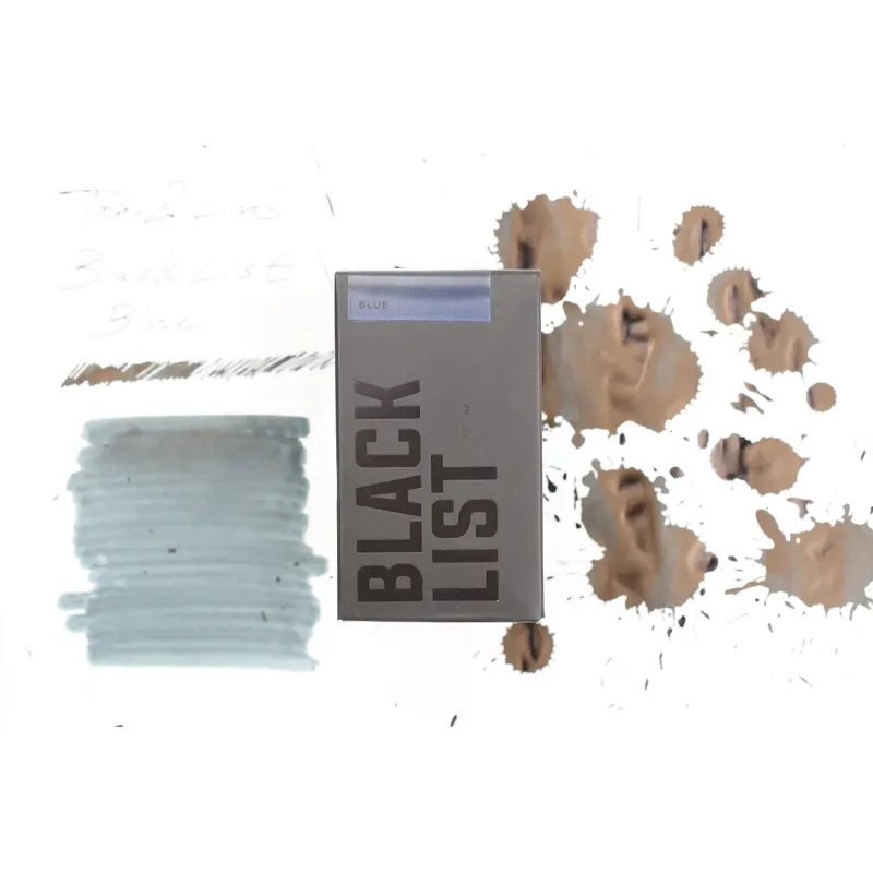 Tono & Lims Ink Bottle - Black List - Blue - 30ml