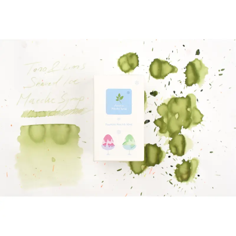 Tono & Lims Ink Bottle - Shaved Ice - Maccha Syrup - 30ml