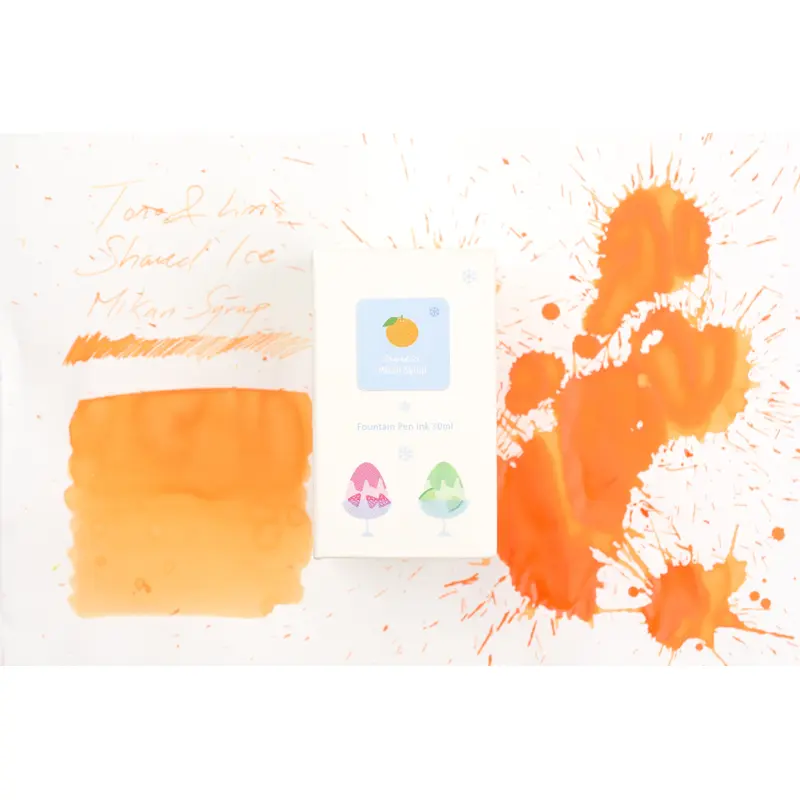 Tono & Lims Ink Bottle - Shaved Ice - Mikan Syrup- 30ml