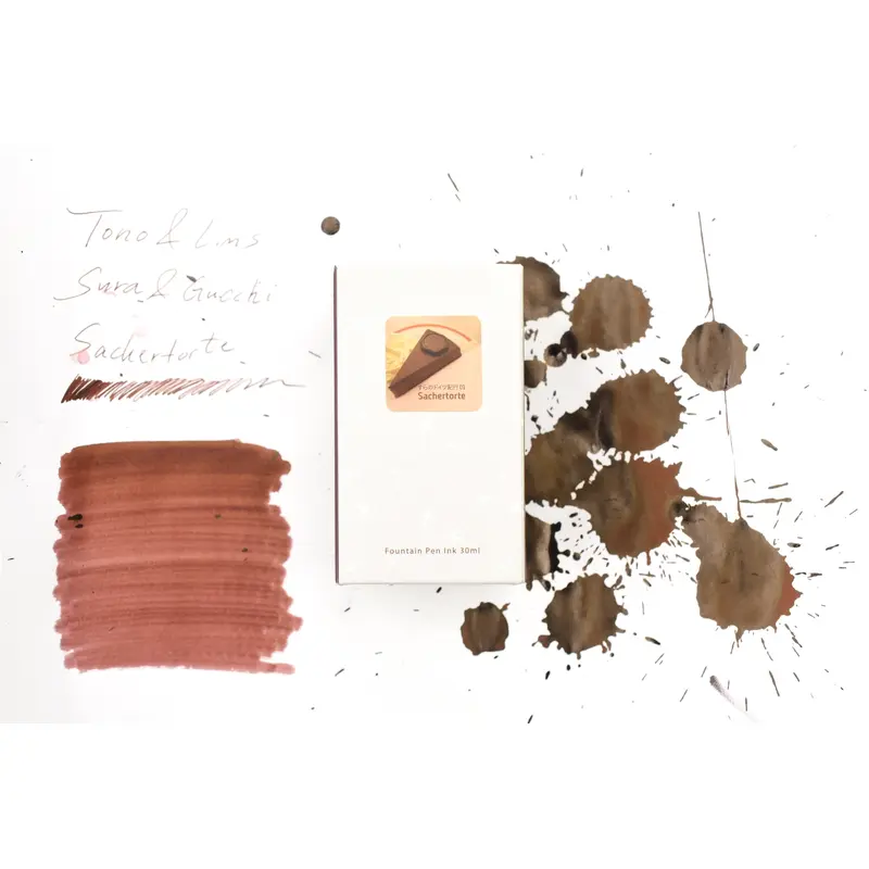 Tono & Lims Ink Bottle - Sura & Gucchi -  01 Sachertorte - 30ml