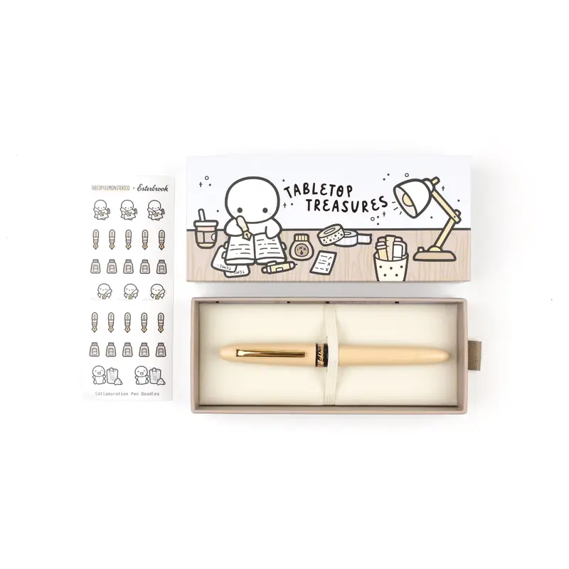 Esterbrook x TheCoffeeMonsterzCo Estie Fountain Pen - Gold Trim - Limited Edition