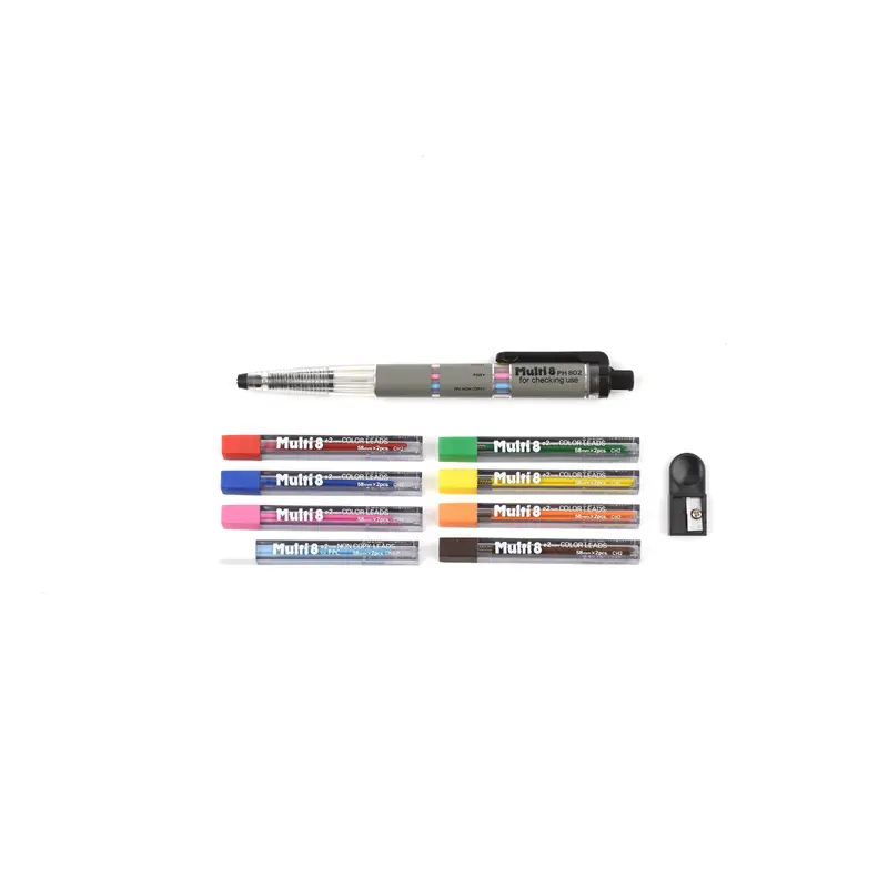 Pentel Multi 8 Mechanical Pencil - 8 Color Refills Set