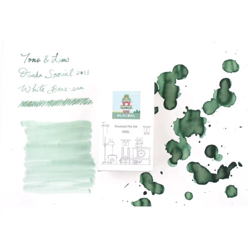 Tono & Lims Ink Bottle - Osaka Special 2023 - (White Bear-san) - 30ml