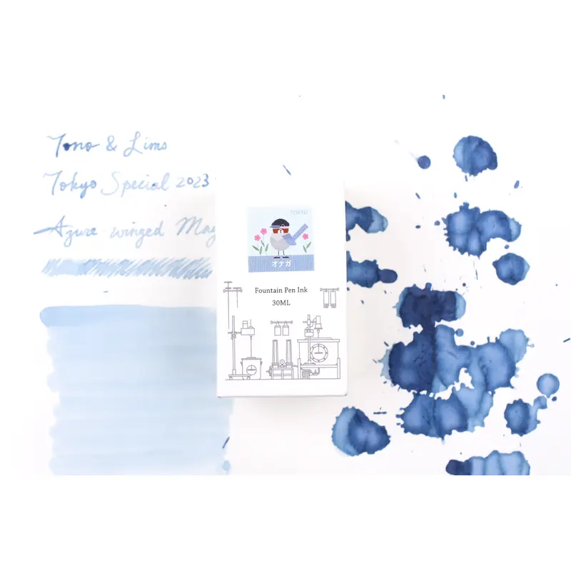 Tono & Lims Ink Bottle - Tokyo Special 2023 -  (Azure-winged magpie) - 30ml