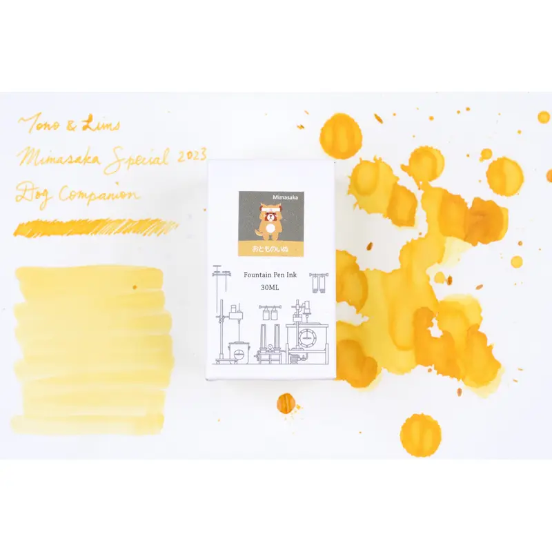 Tono & Lims Ink Bottle - Mimasaka Special 2023 -  (Dog Companion) - 30ml