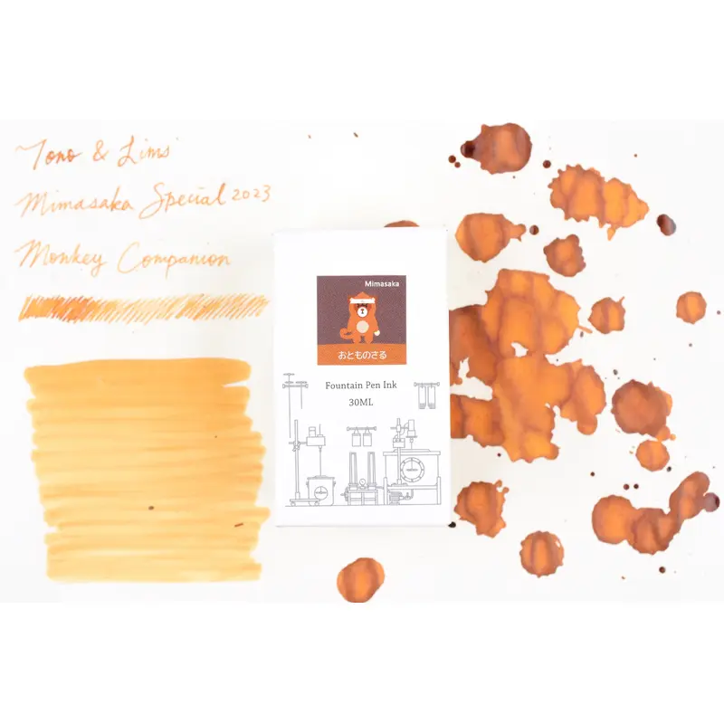 Tono & Lims Ink Bottle - Mimasaka Special 2023 -  (Monkey Companion) - 30ml