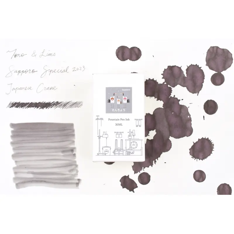 Tono & Lims Ink Bottle - Sapporo Special 2023 -  (Japanese Crane) - 30ml