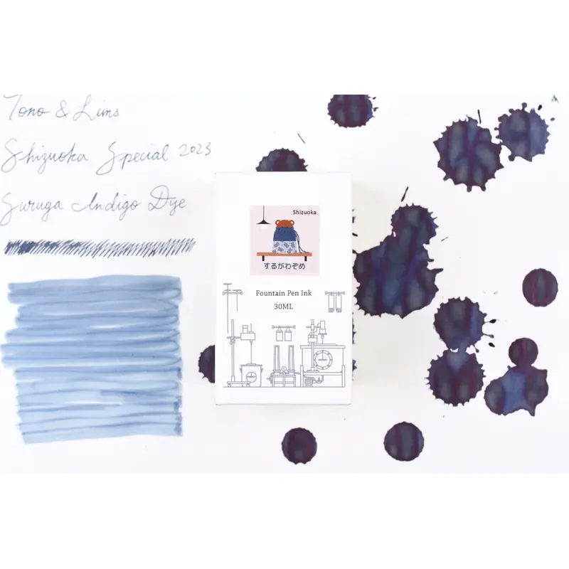Tono & Lims Ink Bottle - Shizuoka Special 2023 -  (Suruga Indigo Dye) - 30ml