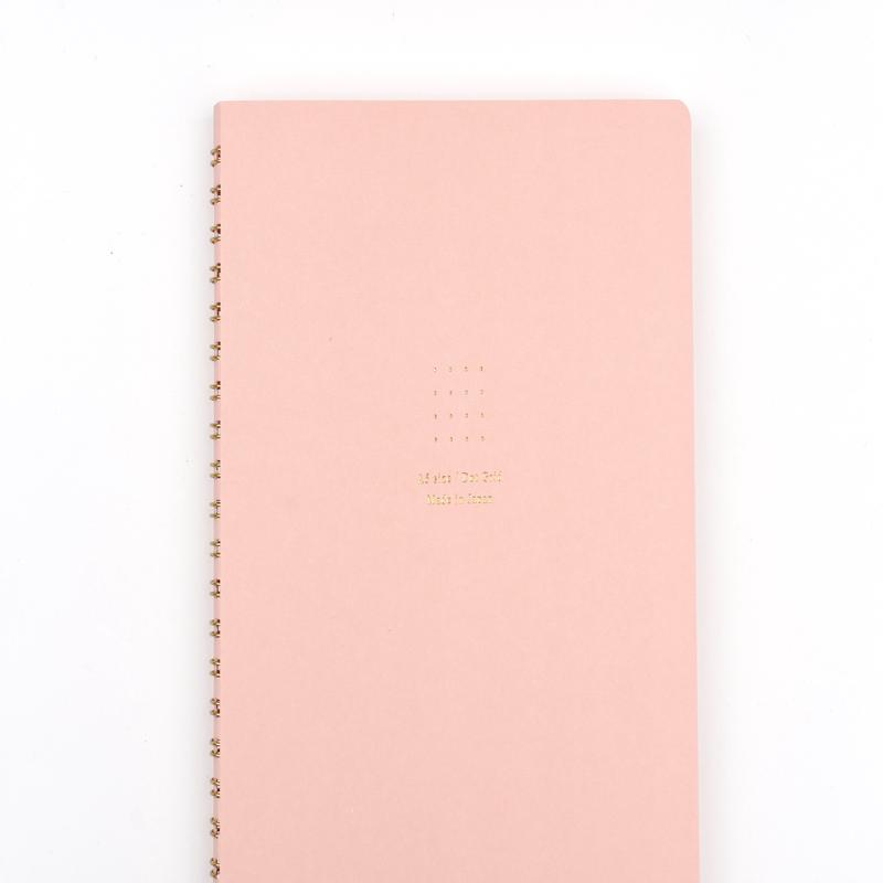 MD Ring Notebook Soft Color - A5 - Dot Grid - Pink